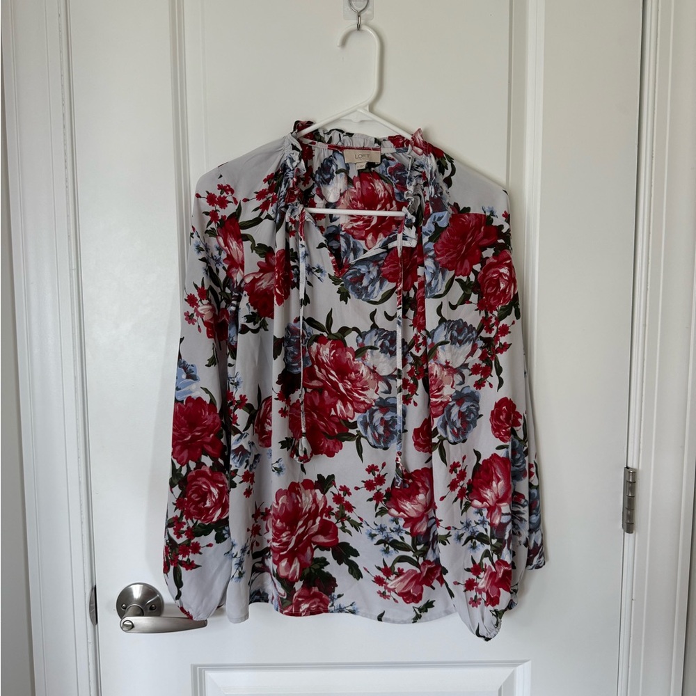 LOFT Floral Blouse - Picture 1 of 5